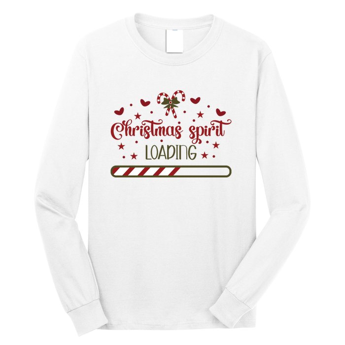 Christmas Spirit Loading Long Sleeve Shirt