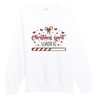 Christmas Spirit Loading Premium Crewneck Sweatshirt