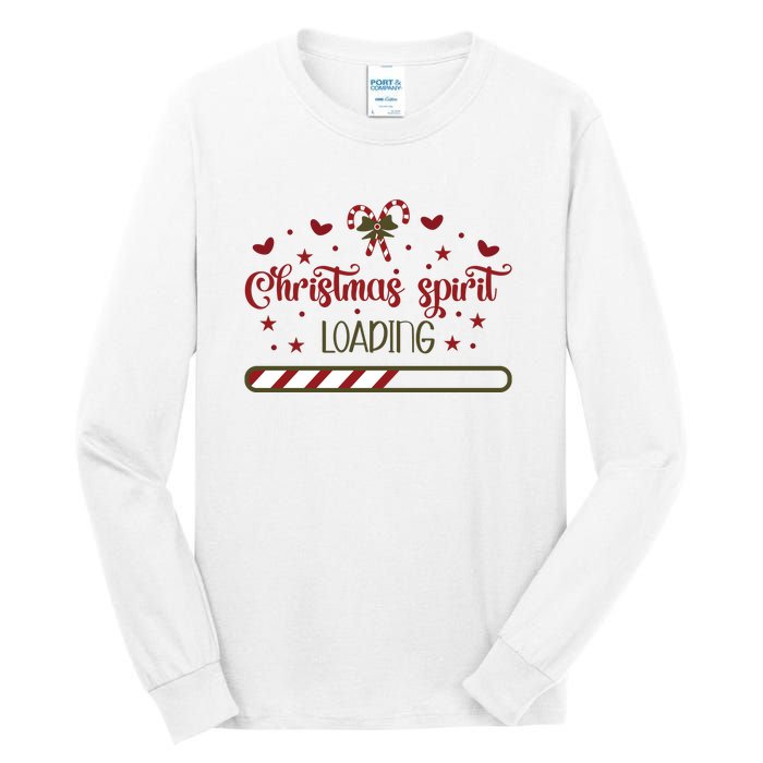 Christmas Spirit Loading Tall Long Sleeve T-Shirt