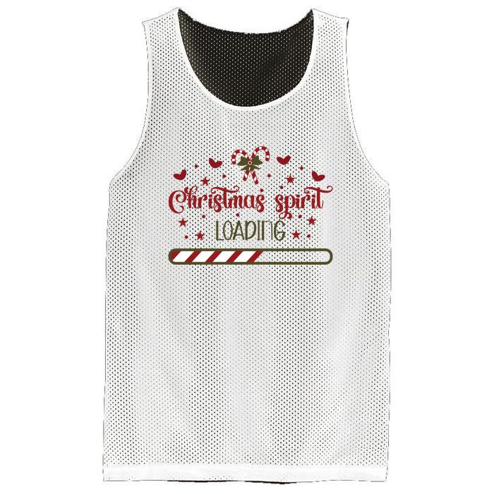 Christmas Spirit Loading Mesh Reversible Basketball Jersey Tank