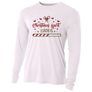 Christmas Spirit Loading Cooling Performance Long Sleeve Crew