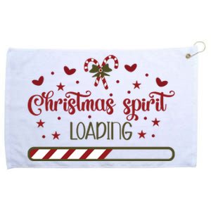 Christmas Spirit Loading Grommeted Golf Towel