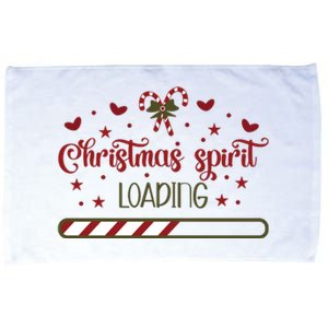 Christmas Spirit Loading Microfiber Hand Towel