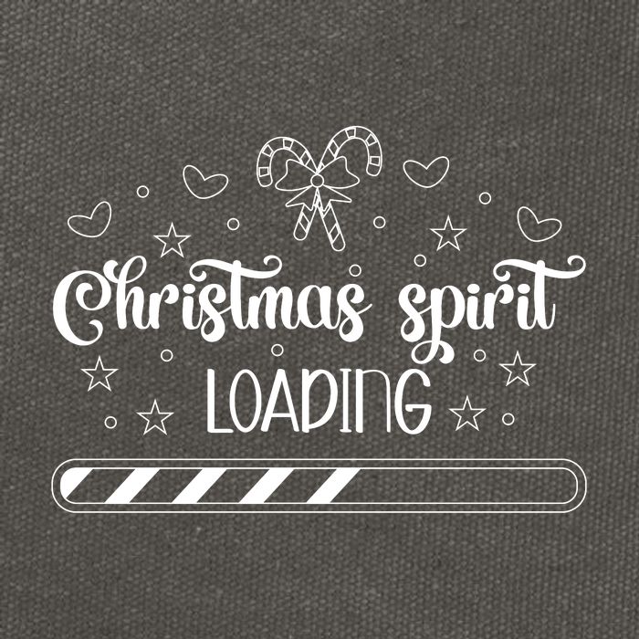 Christmas Spirit Loading Cotton Canvas Backpack