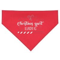 Christmas Spirit Loading USA-Made Doggie Bandana