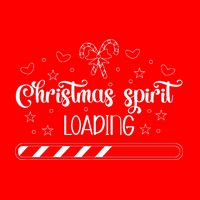 Christmas Spirit Loading Button