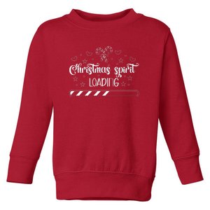 Christmas Spirit Loading Toddler Sweatshirt