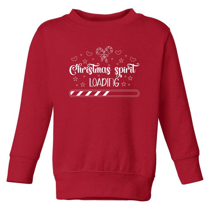 Christmas Spirit Loading Toddler Sweatshirt