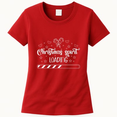 Christmas Spirit Loading Womens T-Shirt