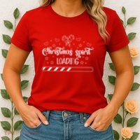 Christmas Spirit Loading Womens T-Shirt