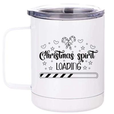 Christmas Spirit Loading 12 oz Stainless Steel Tumbler Cup