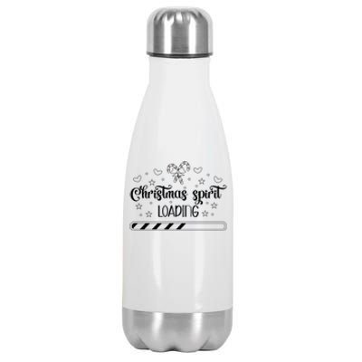 Christmas Spirit Loading Stainless Steel Insulated Water Bottle