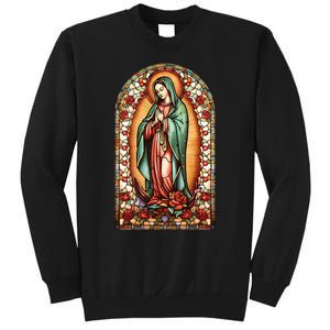 Catholic Saint Lady Of Guadalupe Graphic Women Virgin Mary Sweatshirt