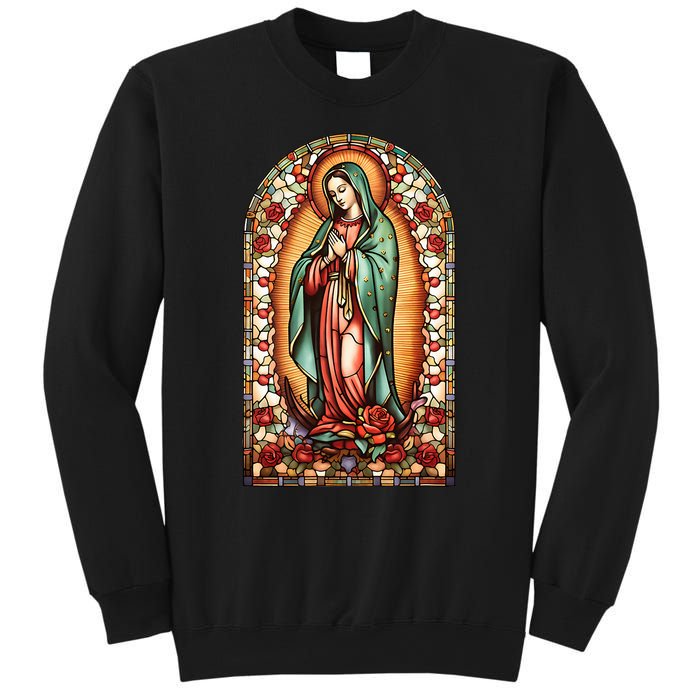 Catholic Saint Lady Of Guadalupe Graphic Women Virgin Mary Sweatshirt