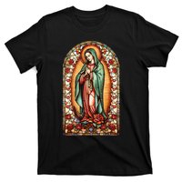 Catholic Saint Lady Of Guadalupe Graphic Women Virgin Mary T-Shirt