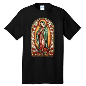 Catholic Saint Lady Of Guadalupe Graphic Women Virgin Mary Tall T-Shirt