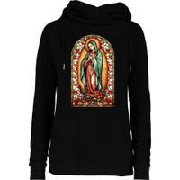 Catholic Saint Lady Of Guadalupe Graphic Women Virgin Mary Womens Funnel Neck Pullover Hood