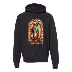 Catholic Saint Lady Of Guadalupe Graphic Women Virgin Mary Premium Hoodie