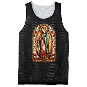 Catholic Saint Lady Of Guadalupe Graphic Women Virgin Mary Mesh Reversible Basketball Jersey Tank