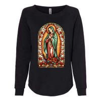 Catholic Saint Lady Of Guadalupe Graphic Women Virgin Mary Womens California Wash Sweatshirt