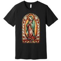 Catholic Saint Lady Of Guadalupe Graphic Women Virgin Mary Premium T-Shirt