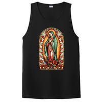 Catholic Saint Lady Of Guadalupe Graphic Women Virgin Mary PosiCharge Competitor Tank