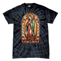 Catholic Saint Lady Of Guadalupe Graphic Women Virgin Mary Tie-Dye T-Shirt