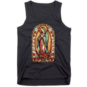 Catholic Saint Lady Of Guadalupe Graphic Women Virgin Mary Tank Top