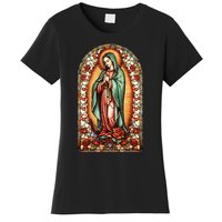 Catholic Saint Lady Of Guadalupe Graphic Women Virgin Mary Women's T-Shirt