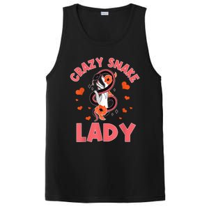 Crazy Snake Lady Snakes Reptile Girl Herpetologist PosiCharge Competitor Tank