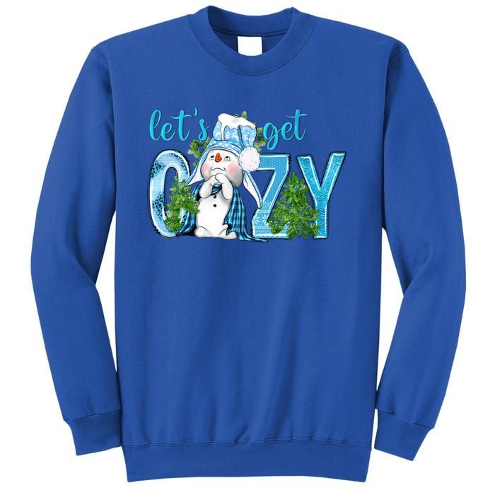 Christmas Snow LetS Get Cozy Winter Freezing Season Great Gift Sweatshirt