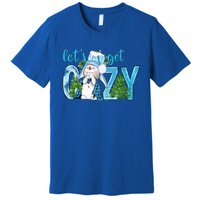 Christmas Snow LetS Get Cozy Winter Freezing Season Great Gift Premium T-Shirt