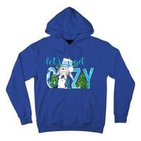 Christmas Snow LetS Get Cozy Winter Freezing Season Great Gift Tall Hoodie