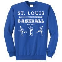 Classic St Louis Missouri Baseball Fan Retro Gift Sweatshirt