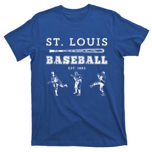 Classic St Louis Missouri Baseball Fan Retro Gift T-Shirt