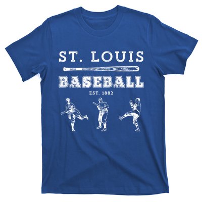 Classic St Louis Missouri Baseball Fan Retro Gift T-Shirt