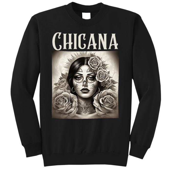 Chicana Style Lowrider Clothes Women Mexican American Latina Sweatshirt