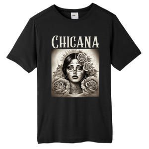 Chicana Style Lowrider Clothes Women Mexican American Latina Tall Fusion ChromaSoft Performance T-Shirt