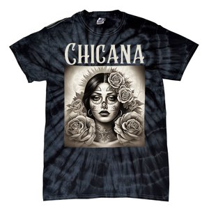 Chicana Style Lowrider Clothes Women Mexican American Latina Tie-Dye T-Shirt