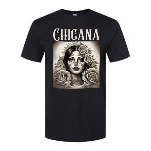 Chicana Style Lowrider Clothes Women Mexican American Latina Softstyle CVC T-Shirt