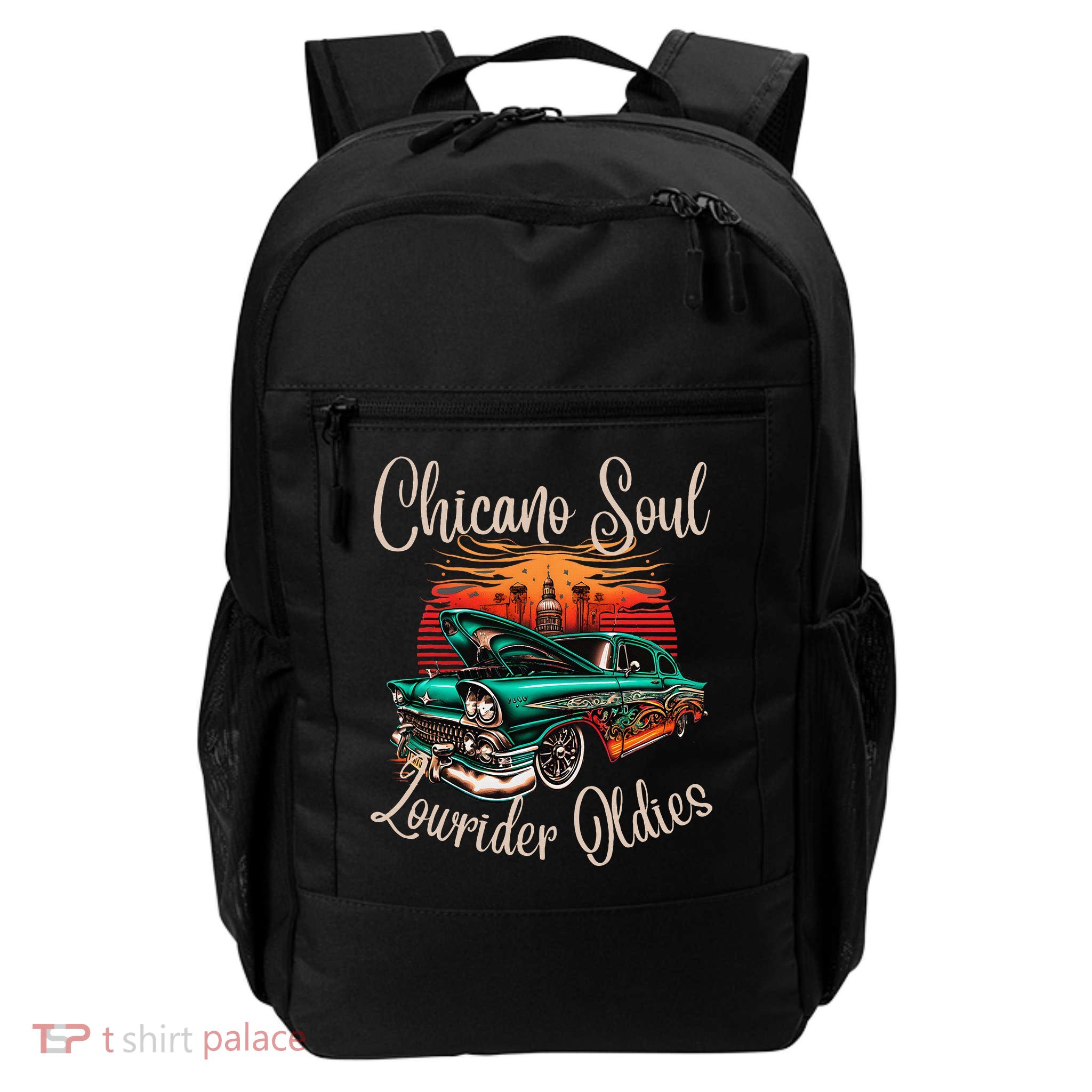 Chicano Soul Lowrider Oldies Car Clothing Low Slow Cholo Backpack