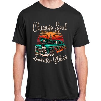 Chicano Soul Lowrider Oldies Car Clothing Low Slow Cholo Adult ChromaSoft Performance T-Shirt