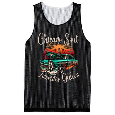 Chicano Soul Lowrider Oldies Car Clothing Low Slow Cholo Mesh Reversible Basketball Jersey Tank