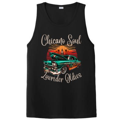 Chicano Soul Lowrider Oldies Car Clothing Low Slow Cholo PosiCharge Competitor Tank