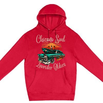 Chicano Soul Lowrider Oldies Car Clothing Low Slow Cholo Premium Pullover Hoodie