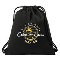Cabo San Lucas Retro Vintage Drawstring Bag