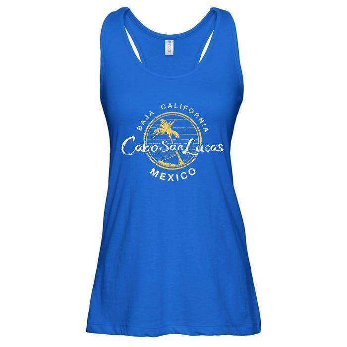 Cabo San Lucas Retro Vintage Ladies Essential Flowy Tank