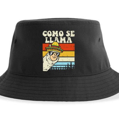 Como Se Llama Funny Cinco De Mayo Mexican Alpaca Animal Sustainable Bucket Hat