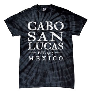 Cabo San Lucas Mexico Retro Souvenir Distressed Tie-Dye T-Shirt