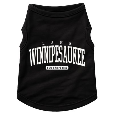 College Style Lake Winnipesaukee New Hampshire Souvenir Gift Great Gift Doggie Tank